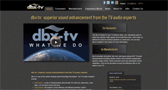 Desktop Screenshot of dbx-tv.com