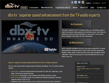 Tablet Screenshot of dbx-tv.com